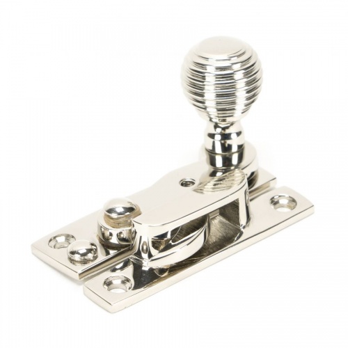 Polished Nickel Beehive Sash Hook Fastener